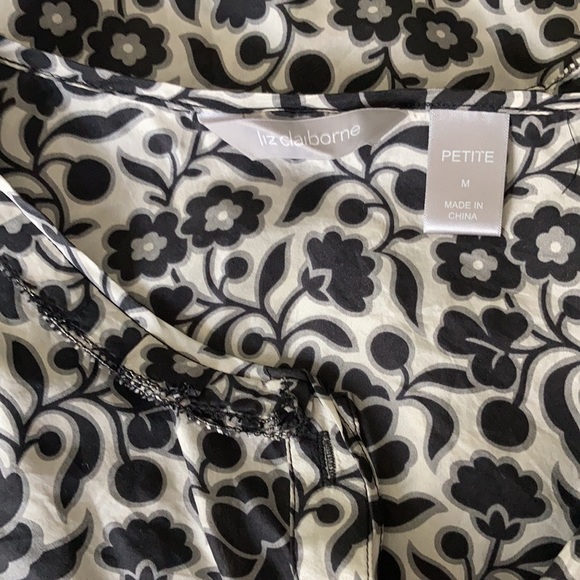 Silk Floral Blouse by Liz Claiborne - Picture 3 of 4